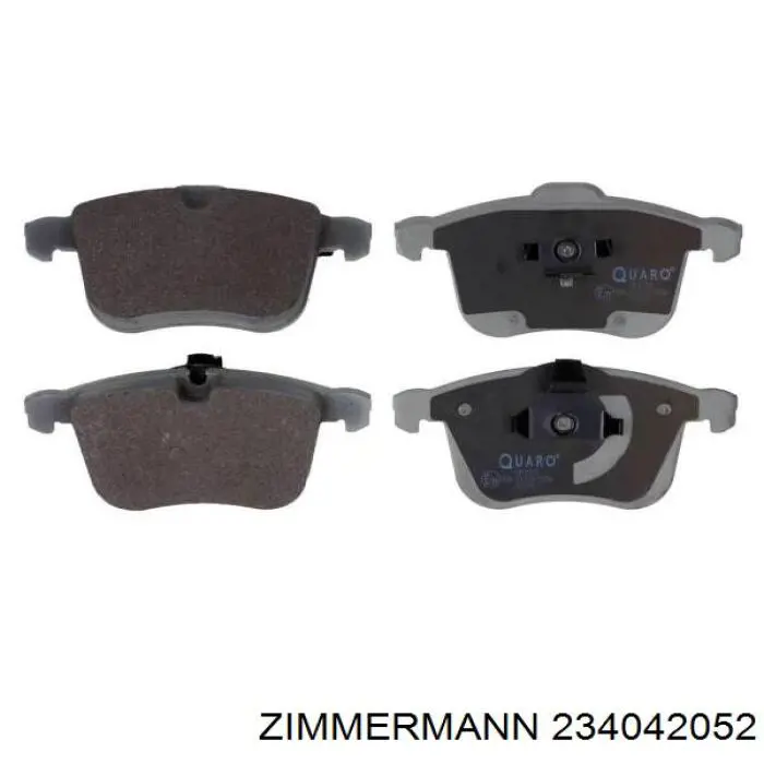 Купить 234042052 Zimmermann Колодки тормозные