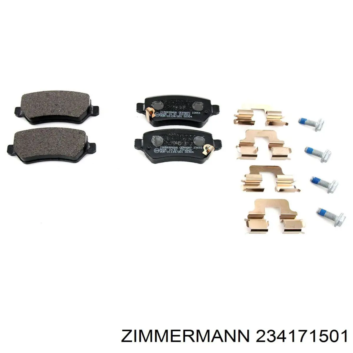 Колодки дисковые  Zimmermann 234171501 цена, от 20.06 USD