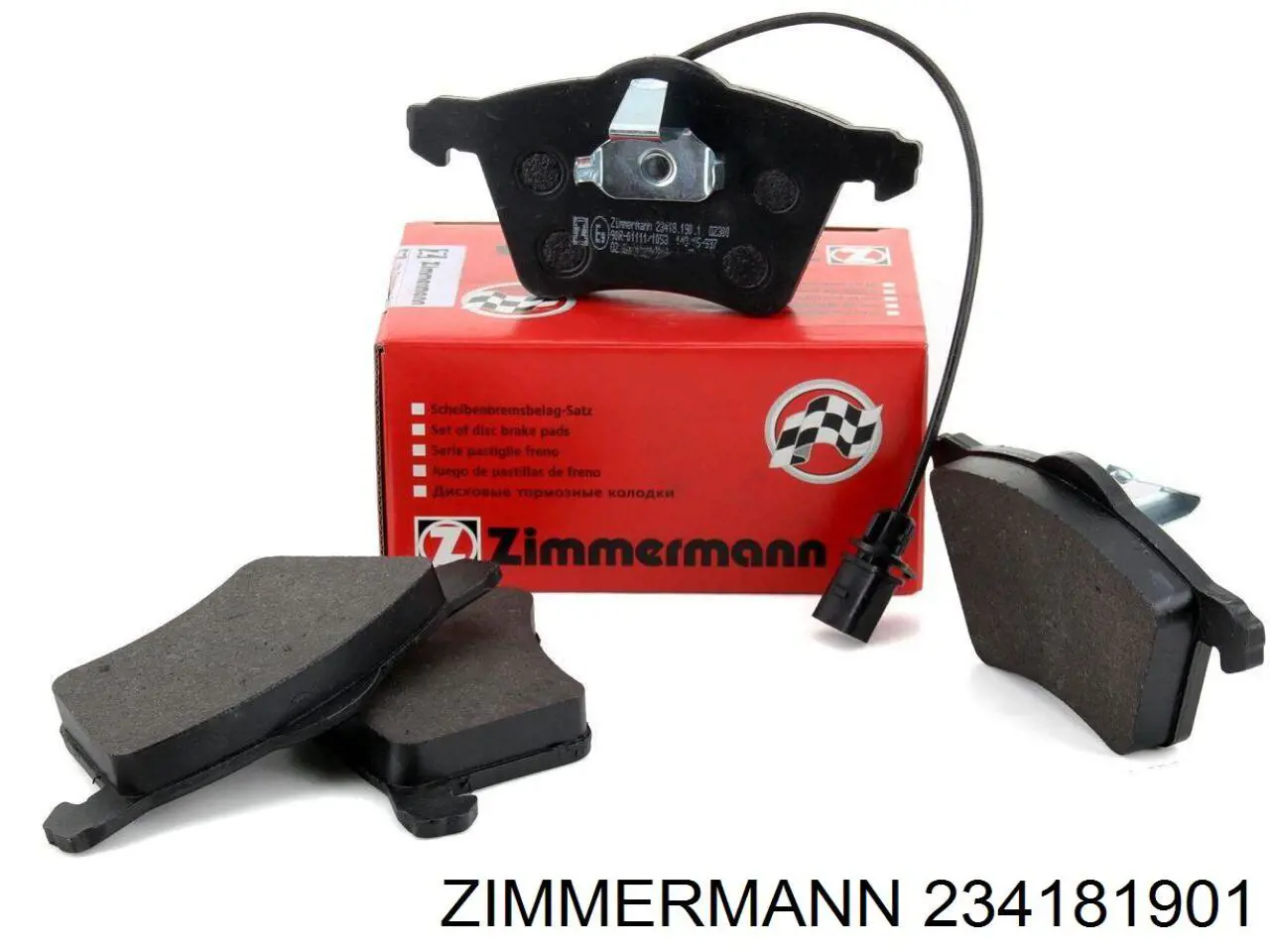 234181901 Zimmermann Колодки передние