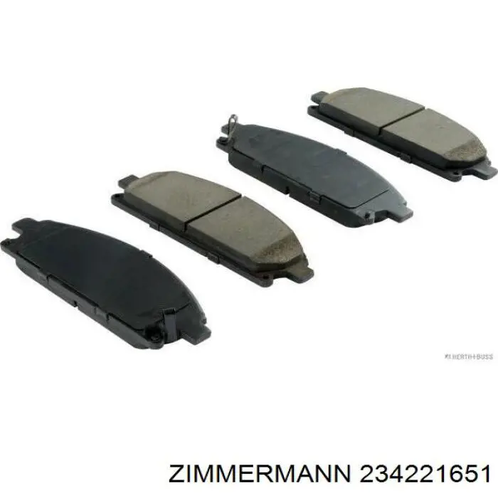 234221651 Zimmermann Колодки передние