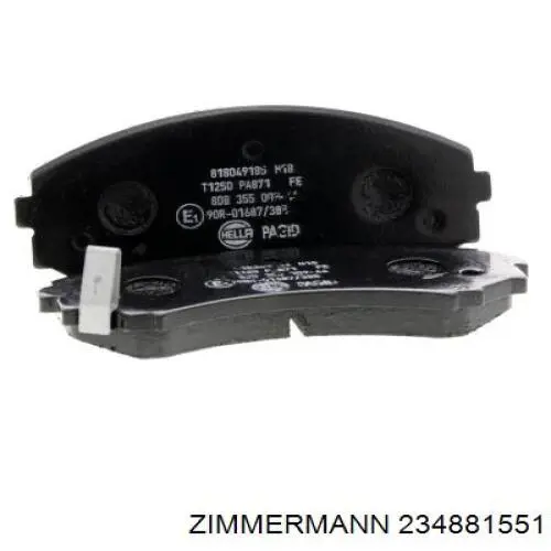 Тормозные колодки Zimmermann 234881551