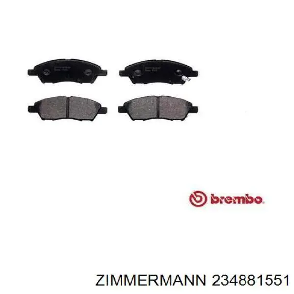 234881551 Zimmermann Колодки передние