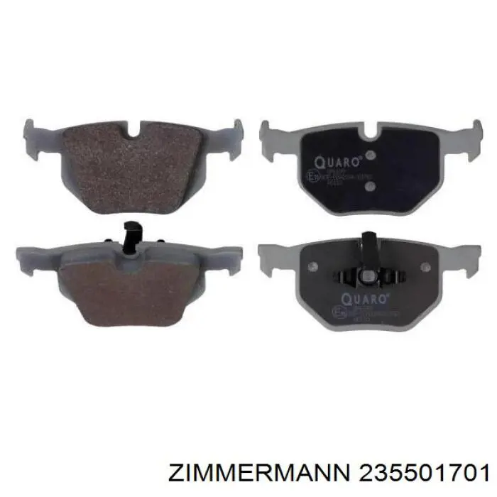 Колодки дисковые  Zimmermann 235501701 цена, от 36.54 USD