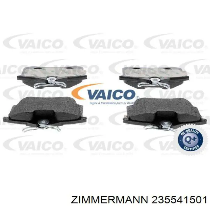 Задние тормозные колодки 235541501 Zimmermann