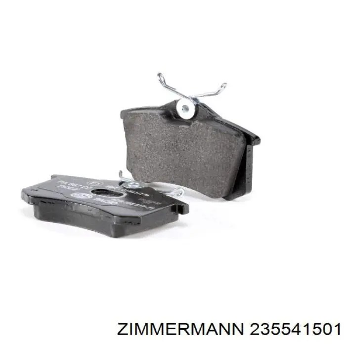 235541501 Zimmermann Колодки тормозные дисковые комплект
