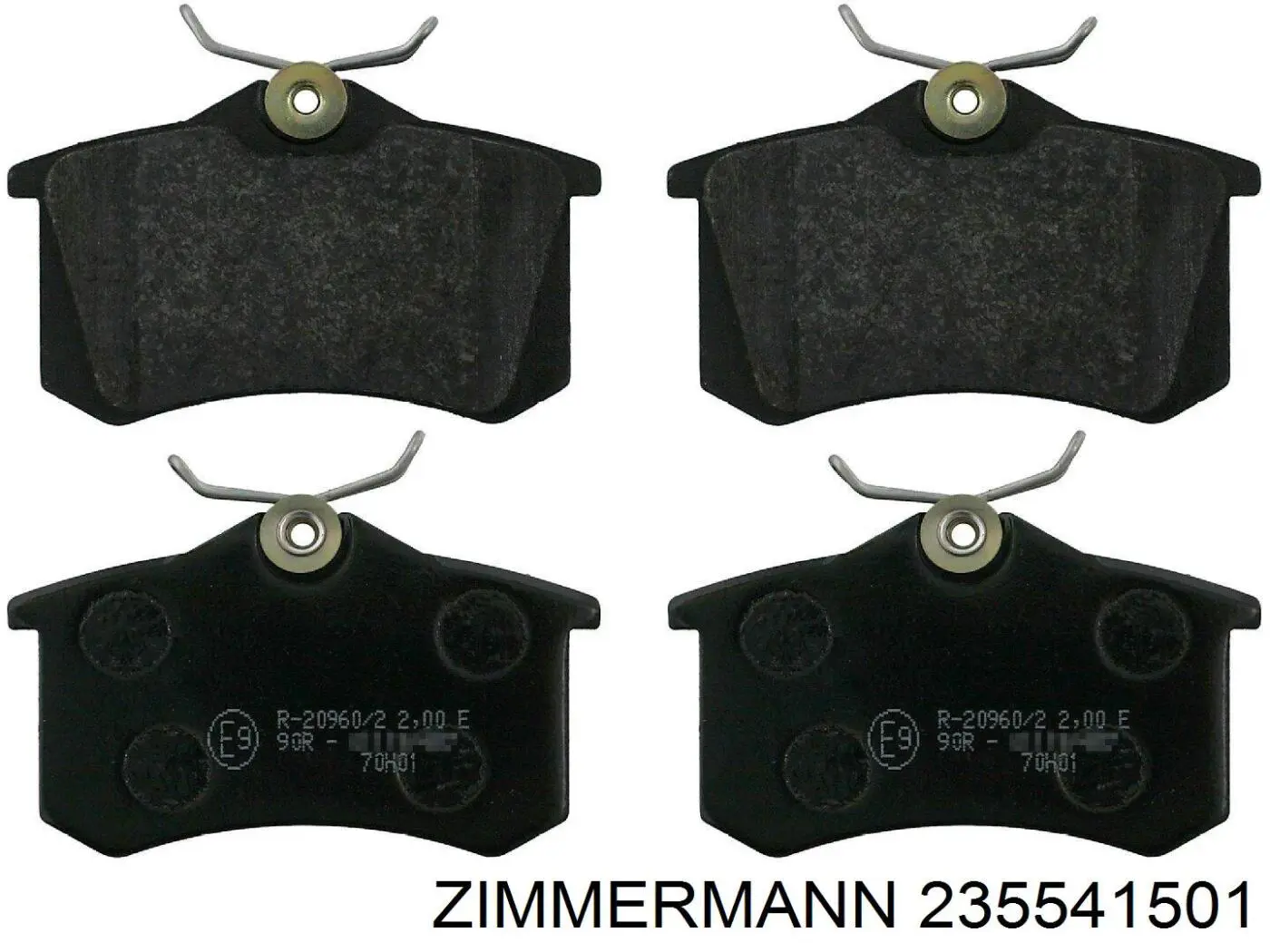 Колодки дисковые  Zimmermann 235541501 цена, от 24.27 USD