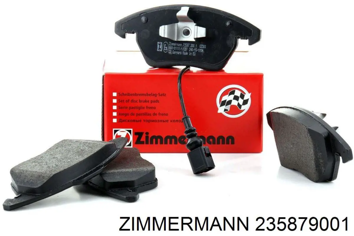 Купить 235879001 Zimmermann Колодки тормозные