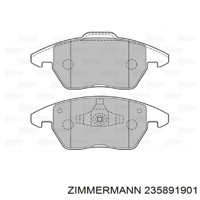 235891901 Zimmermann Колодки передние
