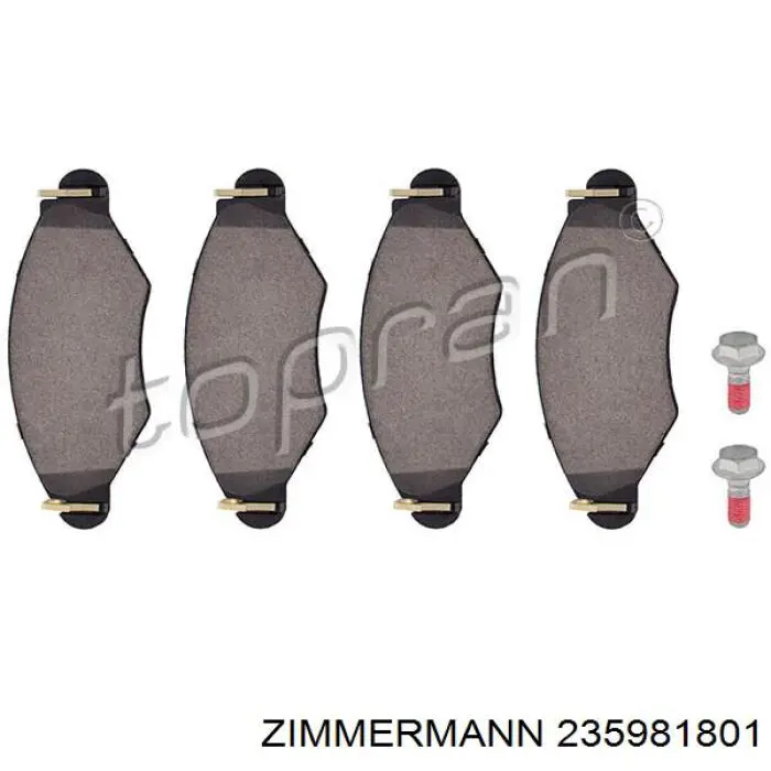 235981801 Zimmermann Колодки передние