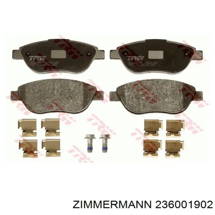 236001902 Zimmermann Колодки передние