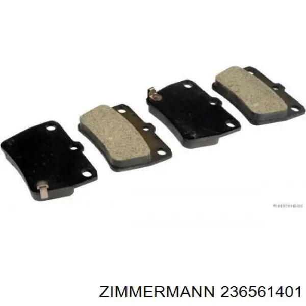 Задние дисковые колодки Zimmermann 236561401