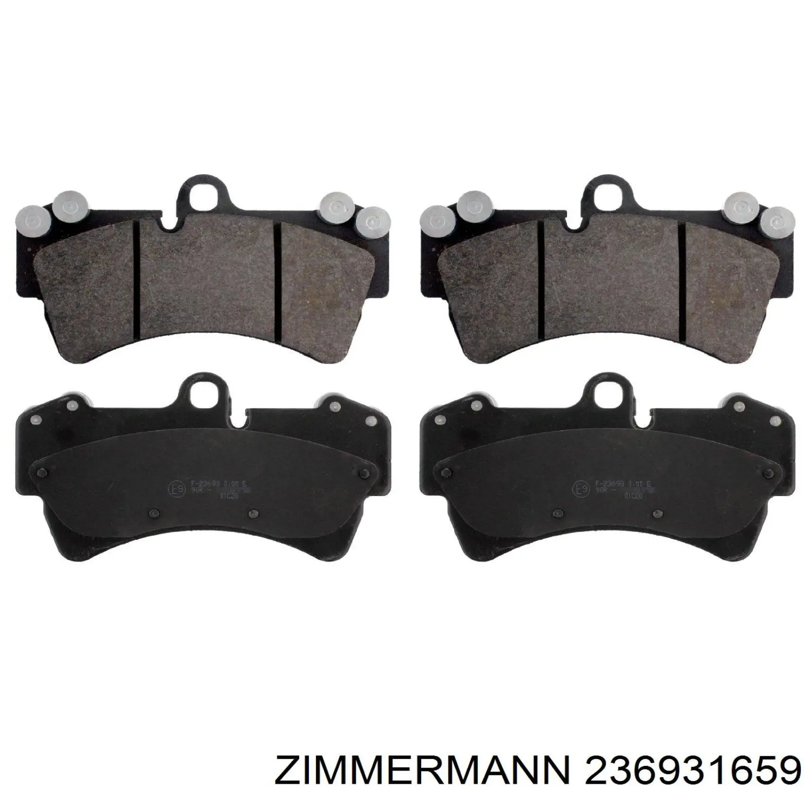 Передние тормозные колодки 236931659 Zimmermann