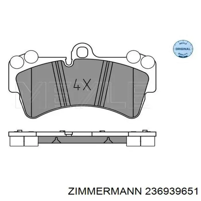 Колодки Zimmermann 236939651 цена, от 227.75 USD