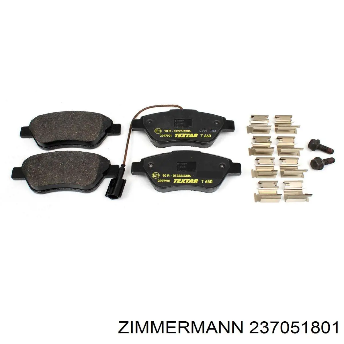 Купить 237051801 Zimmermann Колодки тормозные