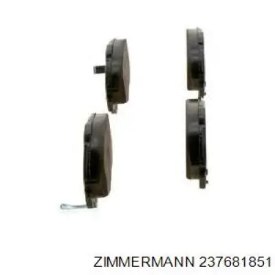 Тормозные колодки Zimmermann 237681851