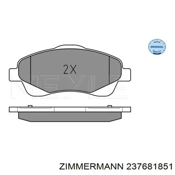 237681851 Zimmermann Колодки передние
