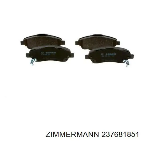 Купить 237681851 Zimmermann Колодки тормозные