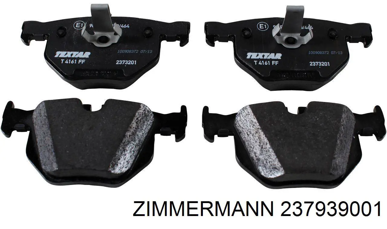 Купить 237939001 Zimmermann Колодки тормозные