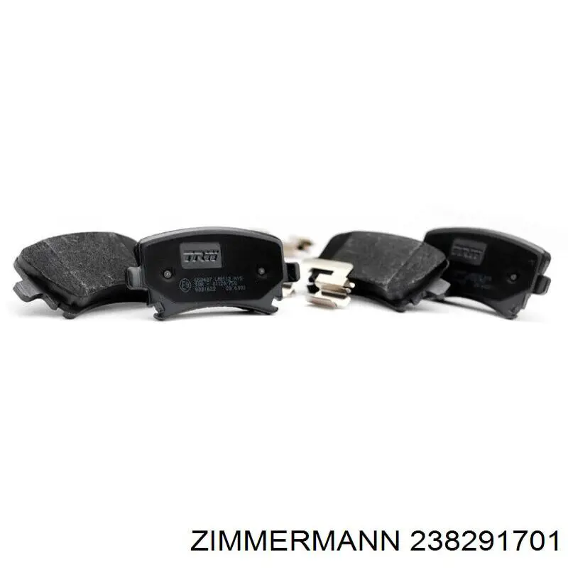 Купить 238291701 Zimmermann Колодки тормозные задние, дисковые