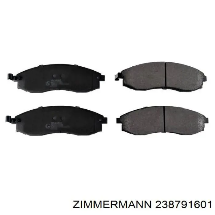 Передние тормозные колодки 238791601 Zimmermann