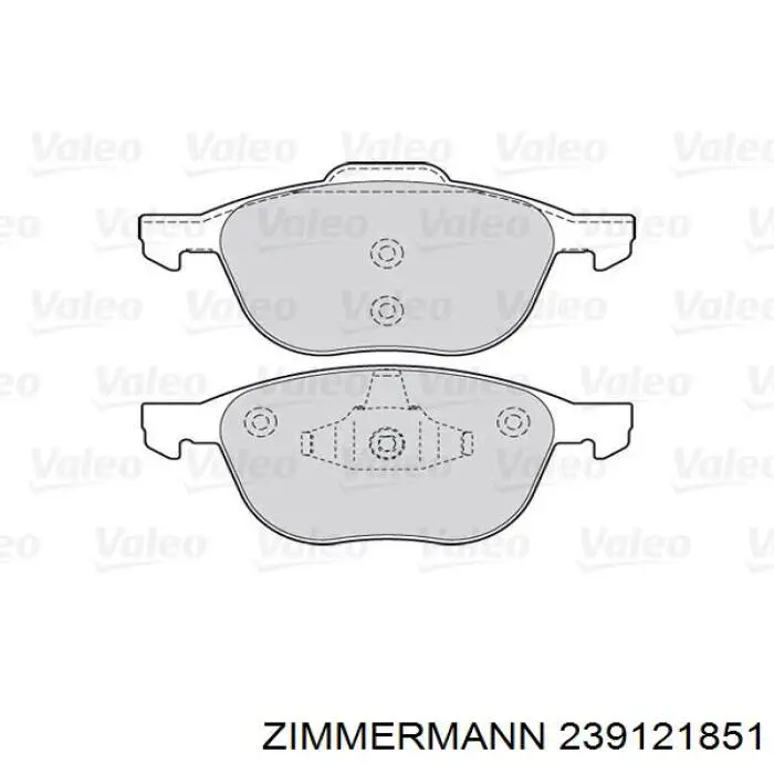 Тормозные колодки Zimmermann 239121851