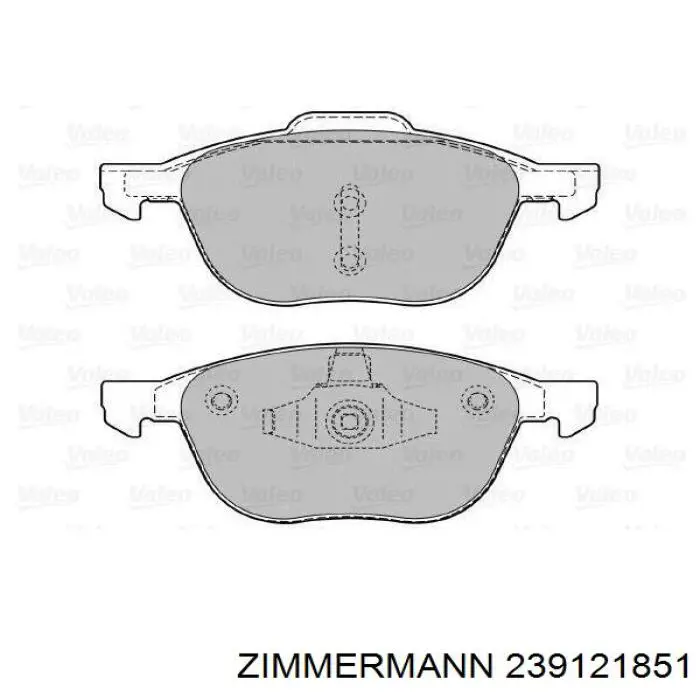 239121851 Zimmermann Колодки передние