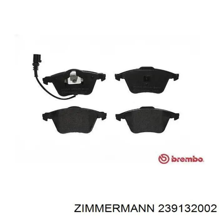 Передние тормозные колодки 239132002 Zimmermann
