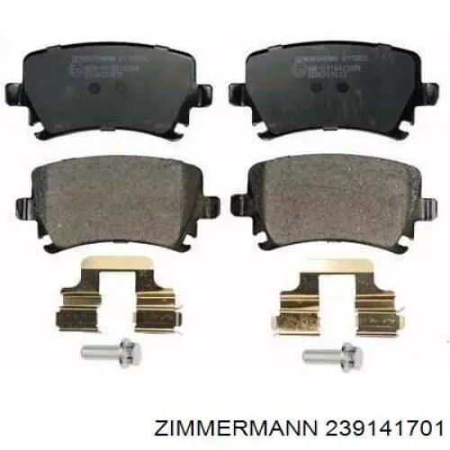 Задние тормозные колодки 239141701 Zimmermann
