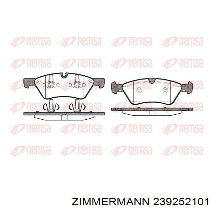 Колодки Zimmermann 239252101 цена, от 80.15 USD