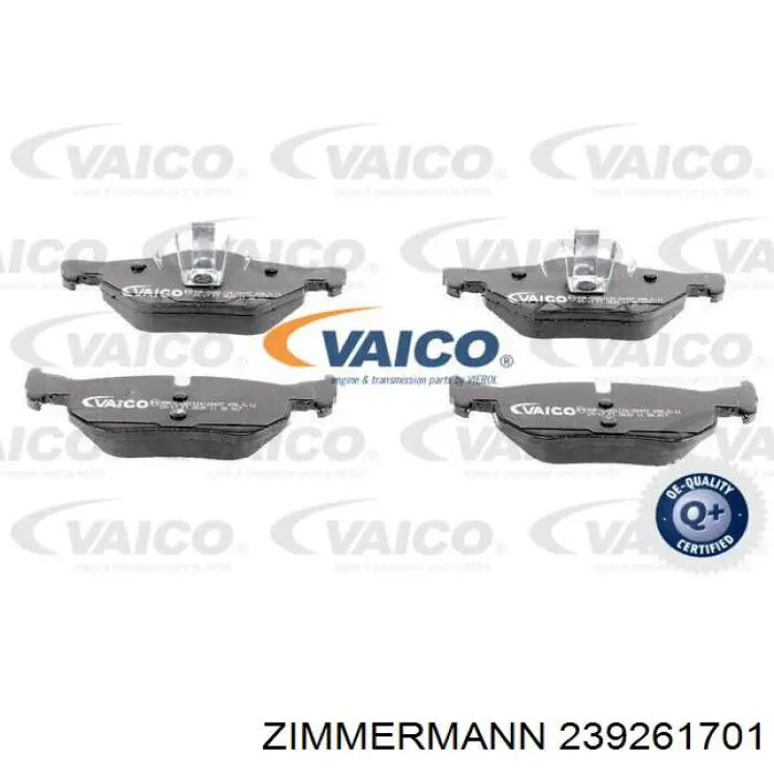 Купить 239261701 Zimmermann Колодки тормозные задние, дисковые