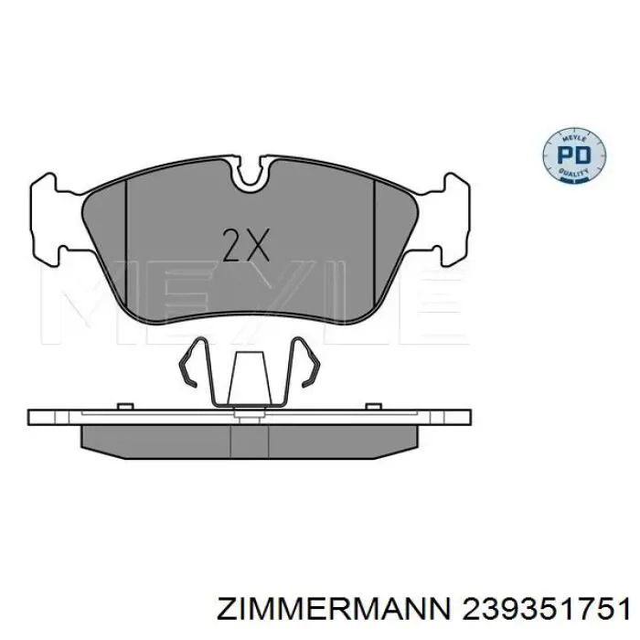Тормозные колодки Zimmermann 239351751