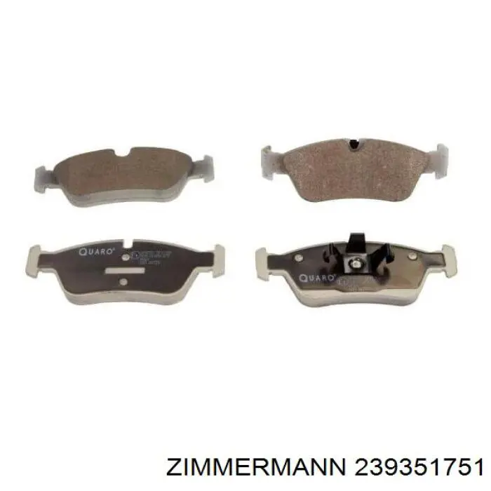 Купить 239351751 Zimmermann Колодки тормозные
