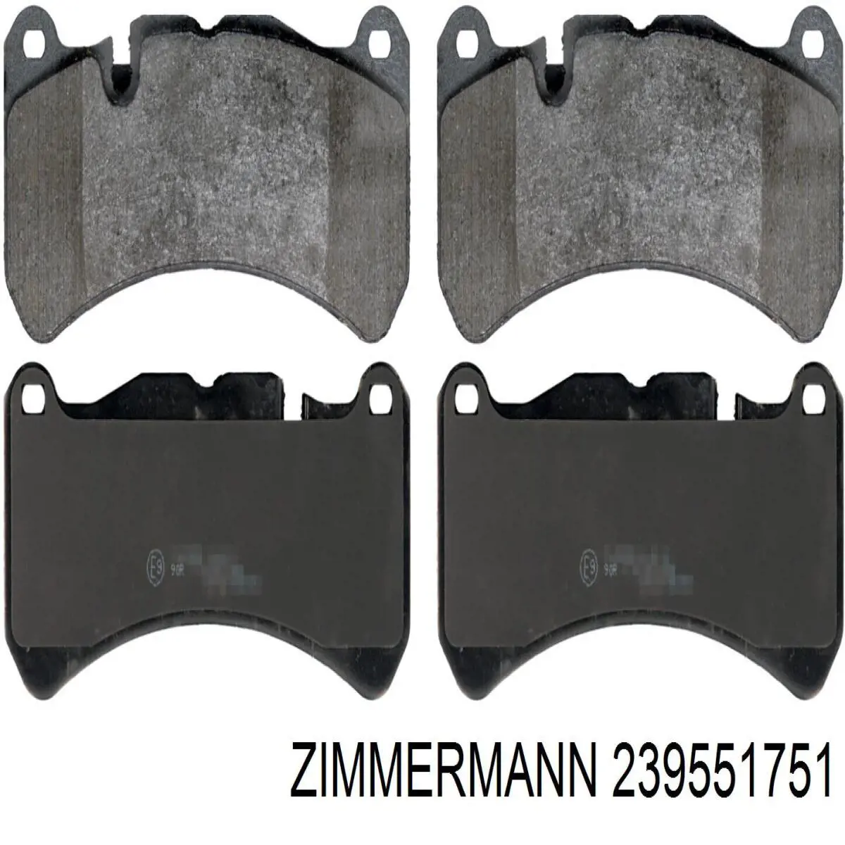 Купить 239551751 Zimmermann Колодки тормозные