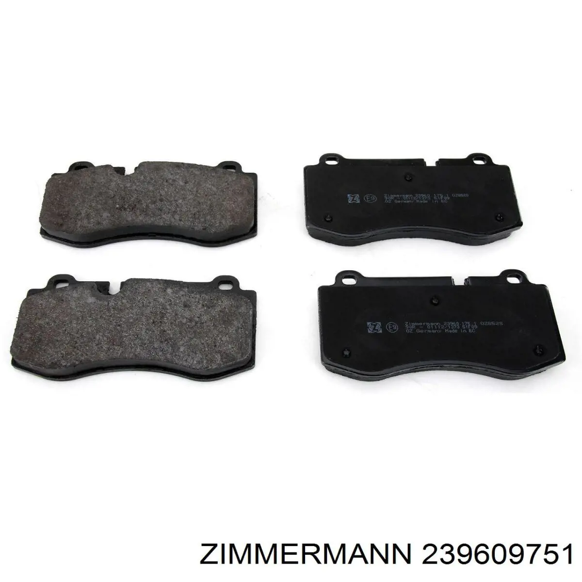 Купить 239609751 Zimmermann Колодки тормозные