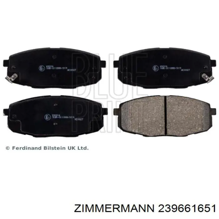 Тормозные колодки Zimmermann 239661651