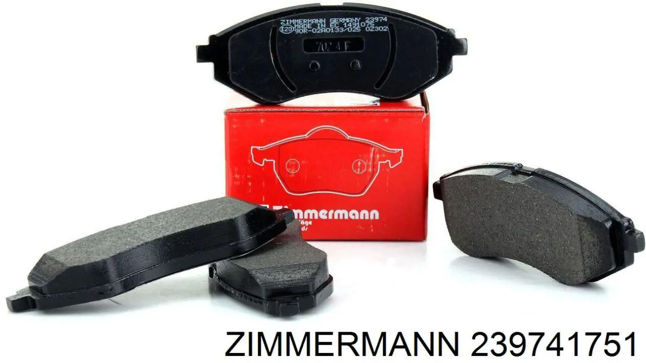 Передние тормозные колодки 239741751 Zimmermann