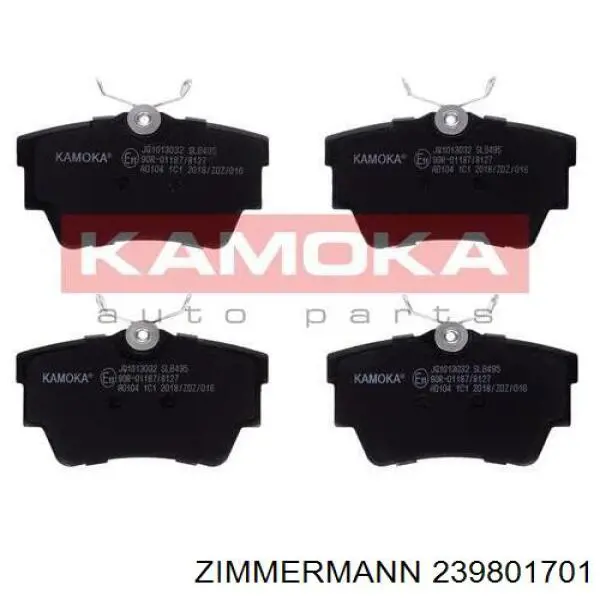 Колодки дисковые  Zimmermann 239801701 цена, от 27.97 USD