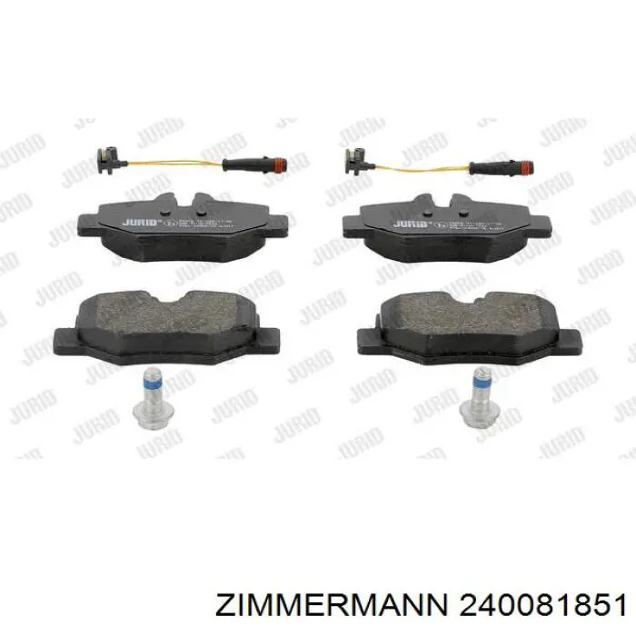 Задние дисковые колодки Zimmermann 240081851