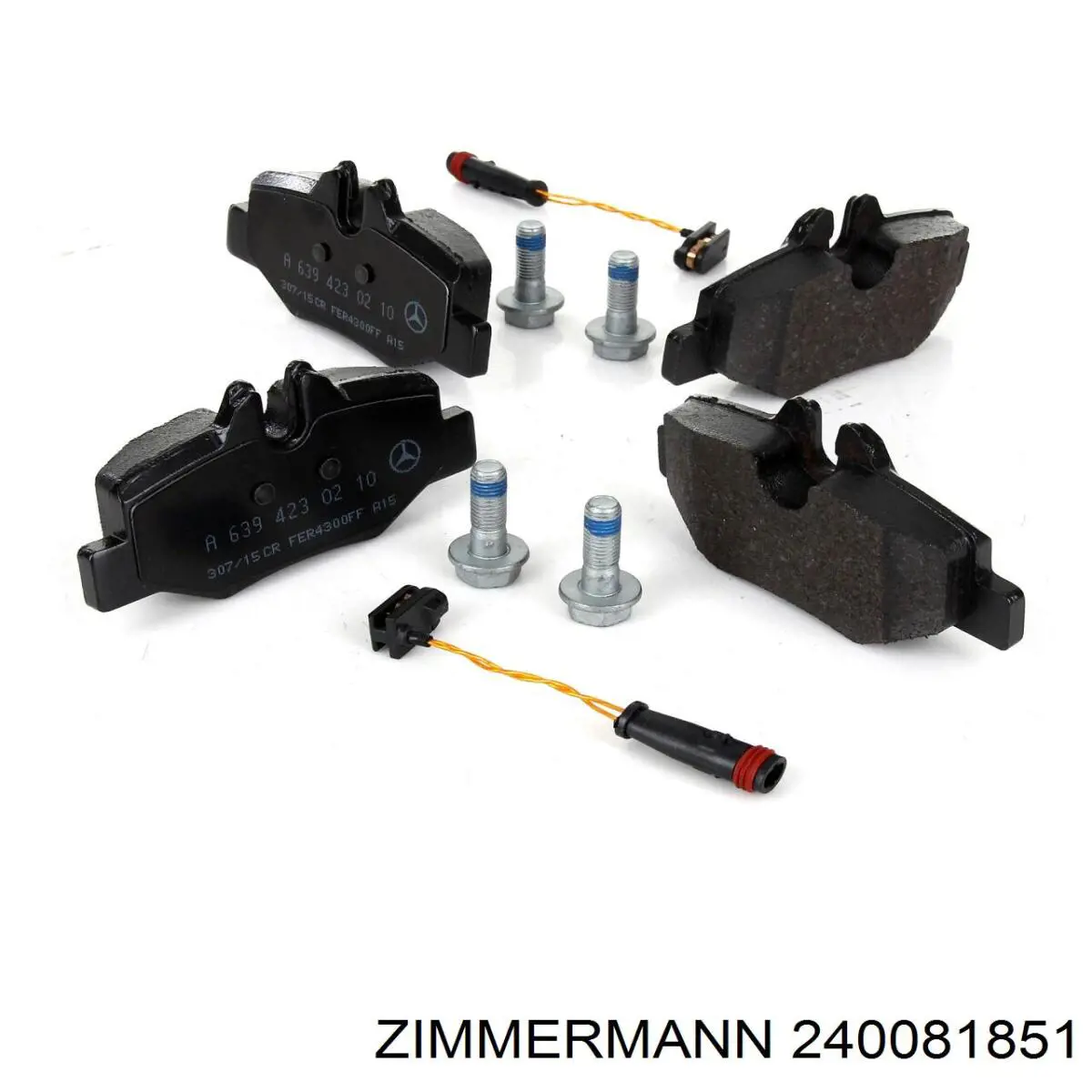 Колодки дисковые  Zimmermann 240081851 цена, от 29.46 USD