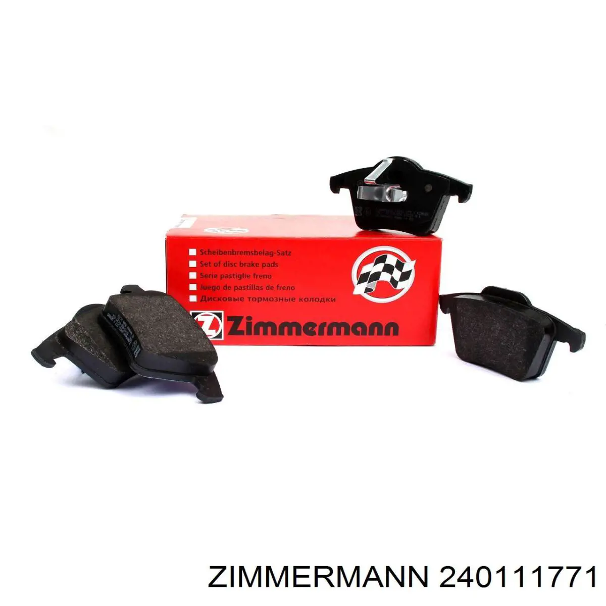 Задние тормозные колодки 240111771 Zimmermann