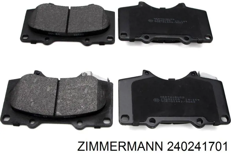 Тормозные колодки Zimmermann 240241701