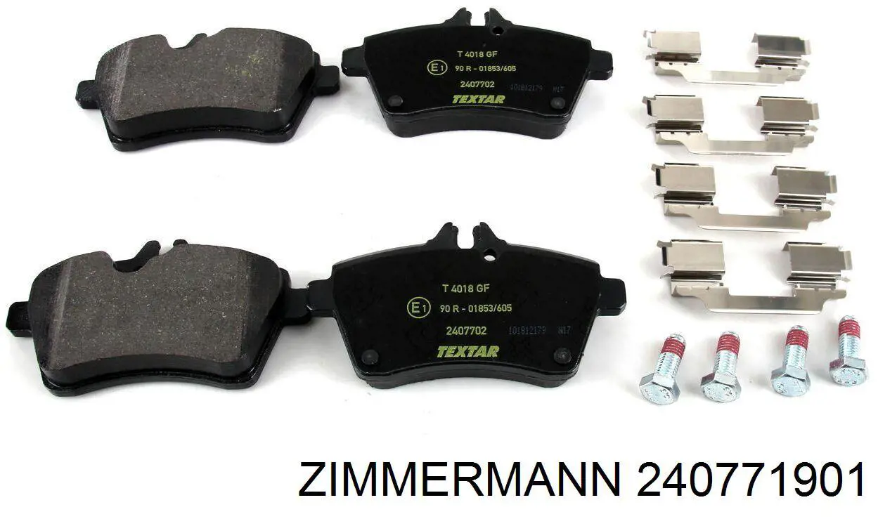 240771901 Zimmermann Колодки передние