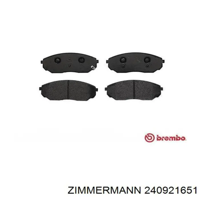 Купить 240921651 Zimmermann Колодки тормозные