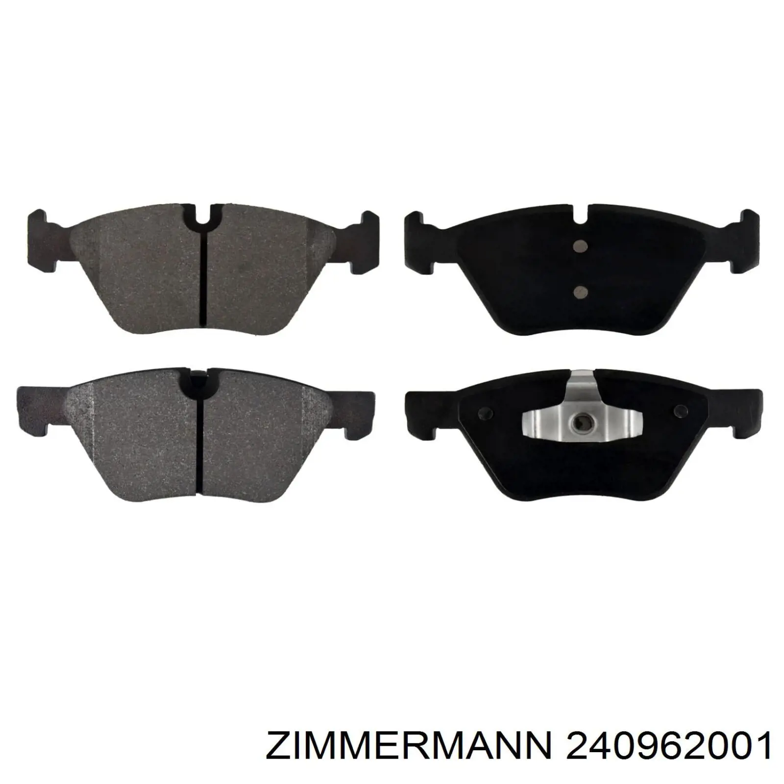 Передние тормозные колодки 240962001 Zimmermann