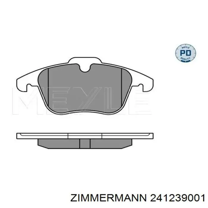 Колодки Zimmermann 241239001 цена, от 77.03 USD