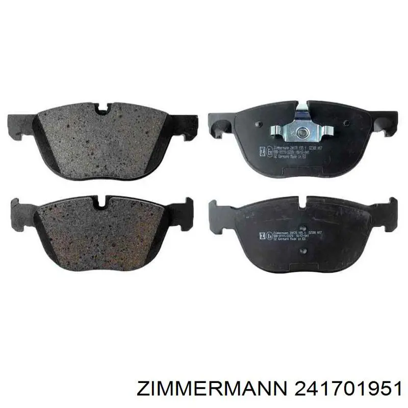 Колодки Zimmermann 241701951 цена, от 114.16 USD