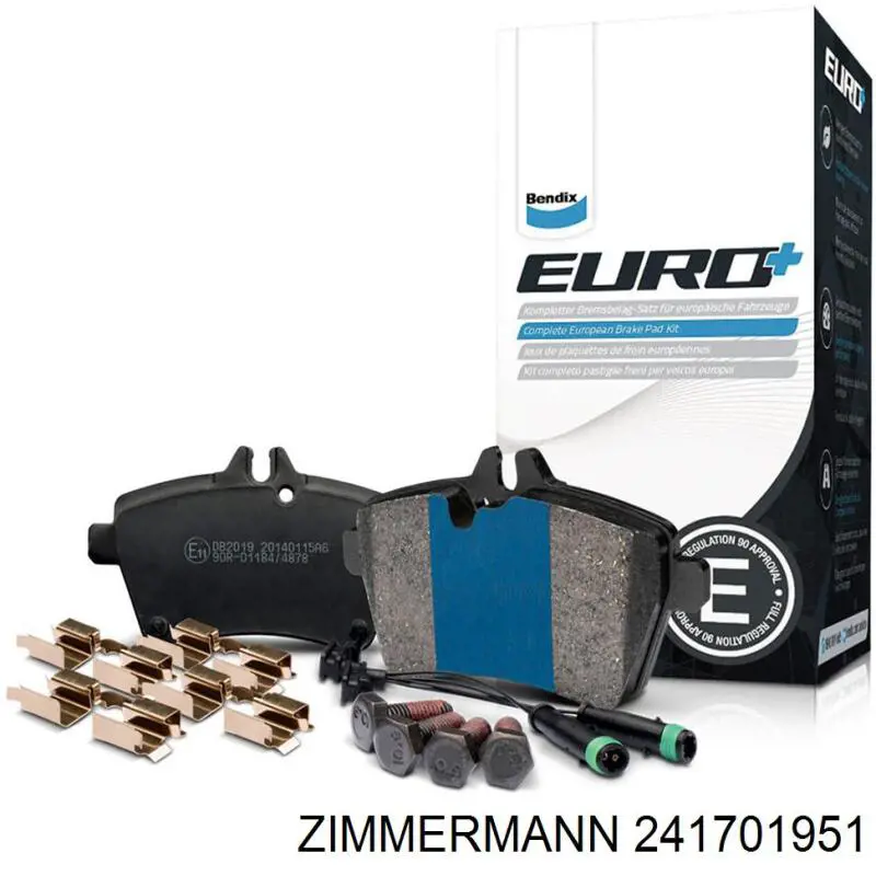 Передние тормозные колодки 241701951 Zimmermann
