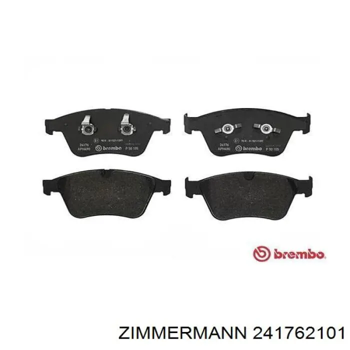 Купить 241762101 Zimmermann Колодки тормозные