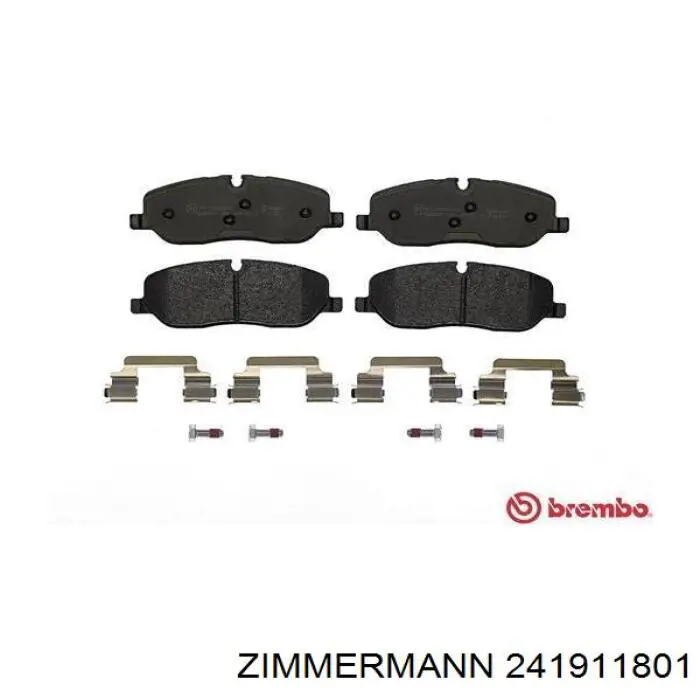 Колодки Zimmermann 241911801 цена, от 62.55 USD