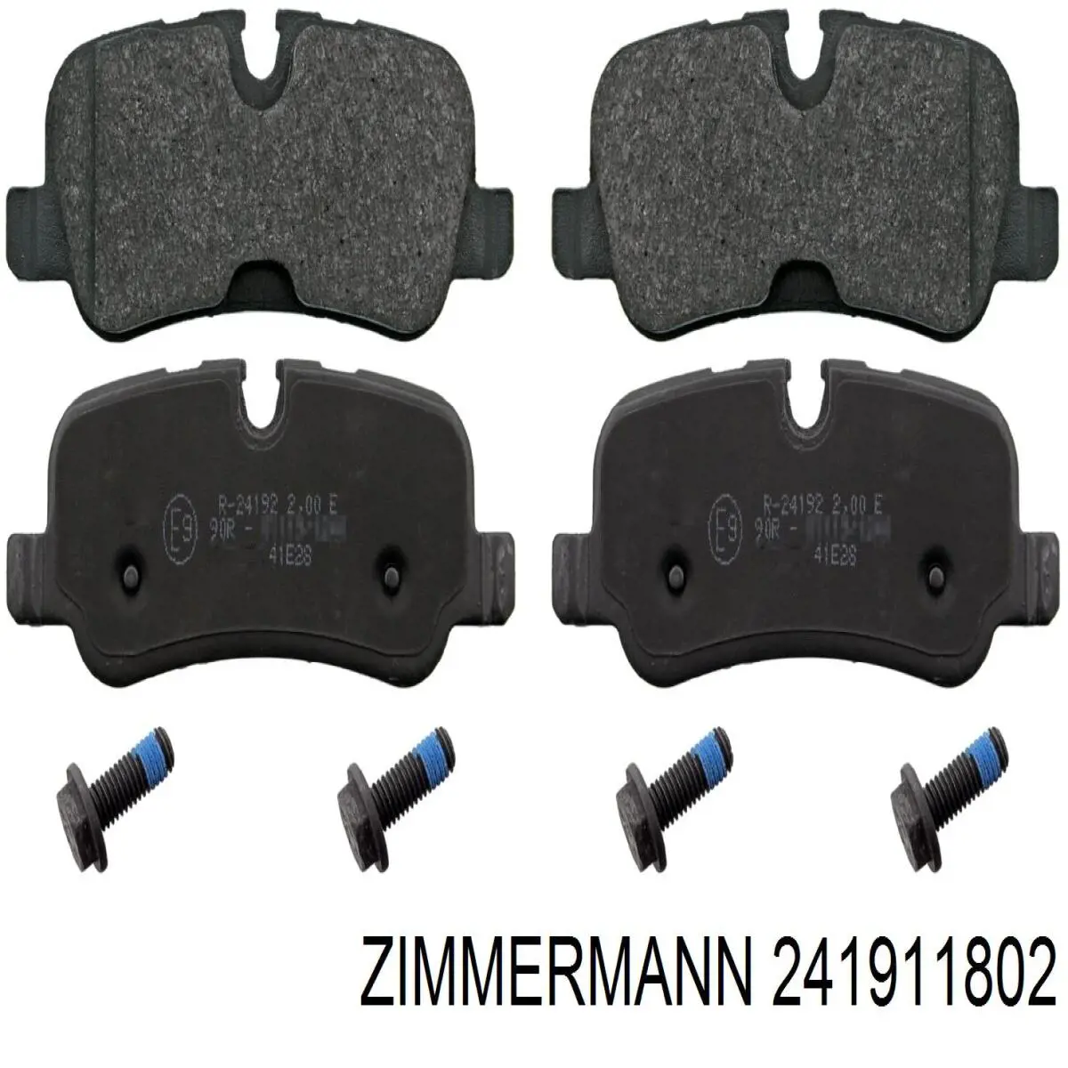 Передние тормозные колодки 241911802 Zimmermann